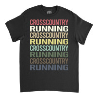 Colorful Text Cross Country Running Xc Classic T-shirt | Artistshot