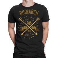 Bismarck Nd Hometown Pride Hipster Vintage Arrows T-shirt | Artistshot