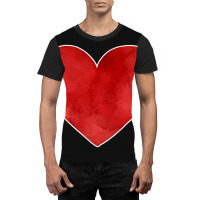 Big Red Heart Valentines Day Graphic T-shirt | Artistshot