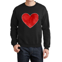 Big Red Heart Valentines Day Crewneck Sweatshirt | Artistshot