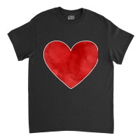 Big Red Heart Valentines Day Classic T-shirt | Artistshot