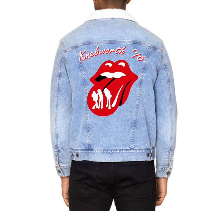 Knebworth '76 Unisex Sherpa-Lined Denim Jacket by mauschruonan2 | Artistshot