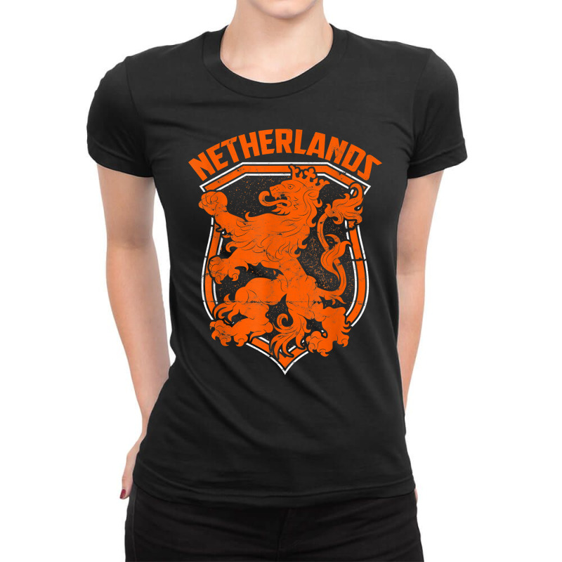 Netherlands Tshirt Holland Dutch Amsterdam Nederland Dutch T Shirt Ladies Fitted T-Shirt by wiltoban | Artistshot