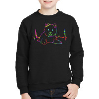 Lapphund Puppy T  Shirt Finnish Lapphund Puppy Heartbeat T  Shirt Youth Sweatshirt | Artistshot