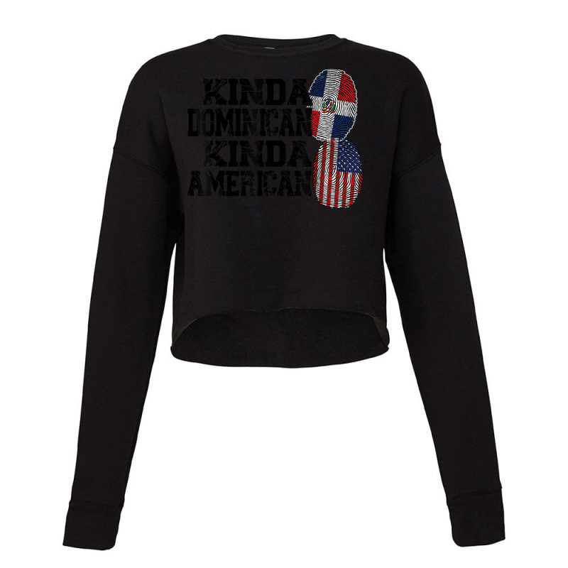 Kinda Dominican Kinda American Dominican T Shirt Cropped Sweater by barrydygertkkx | Artistshot