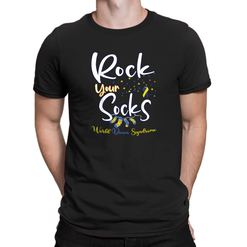 World Down Syndrome Day T Shirt Rock Your Socks Awareness T-shirt | Artistshot