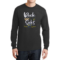 World Down Syndrome Day T Shirt Rock Your Socks Awareness Long Sleeve Shirts | Artistshot