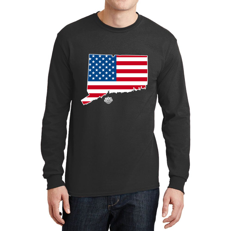 Connecticut Made In The Usa Long Sleeve Shirts by kayakbetween30 | Artistshot