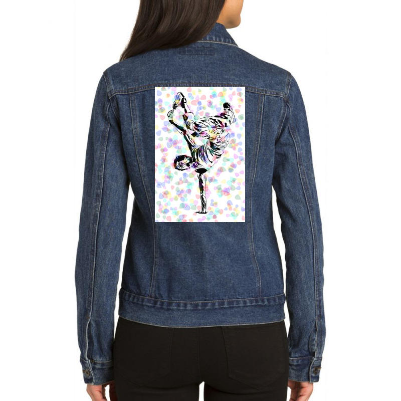 Break Down Ladies Denim Jacket by TJR | Artistshot