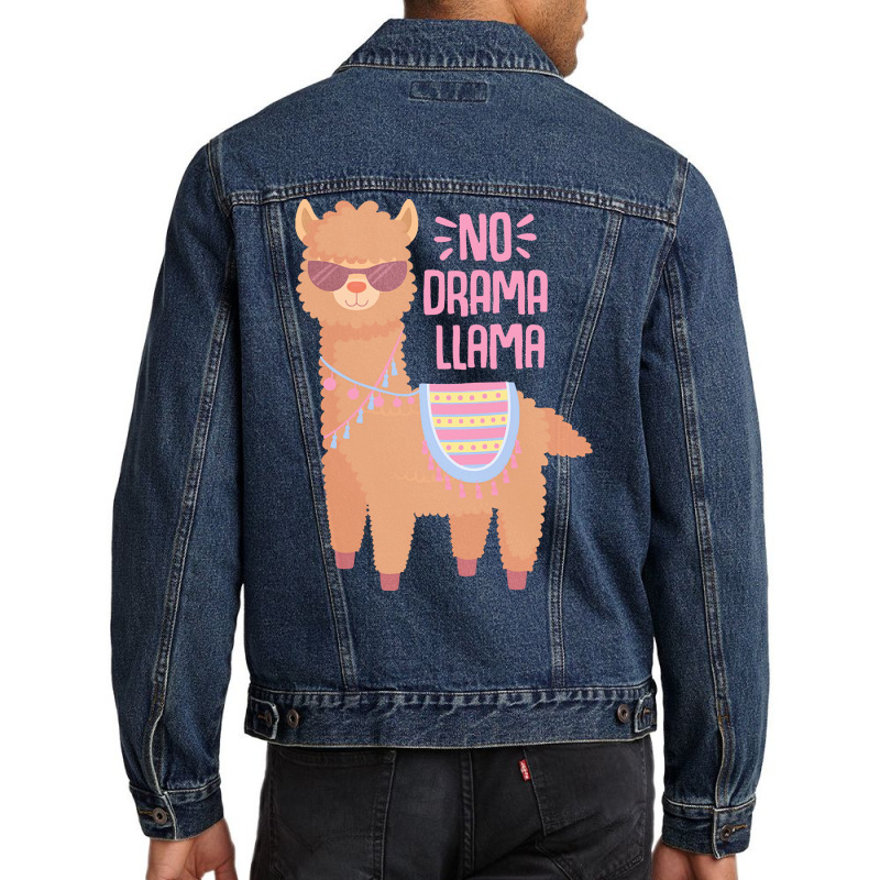 Llama Lover T  Shirt No Probellama T  Shirt Men Denim Jacket | Artistshot