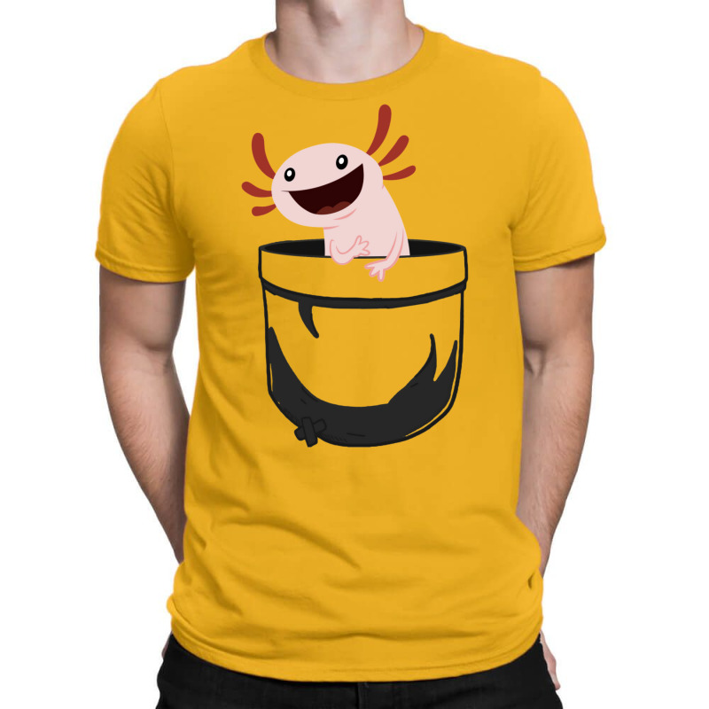 Axolotl In Pocket Kids Aesthetic T-Shirt by halmanmstmp | Artistshot