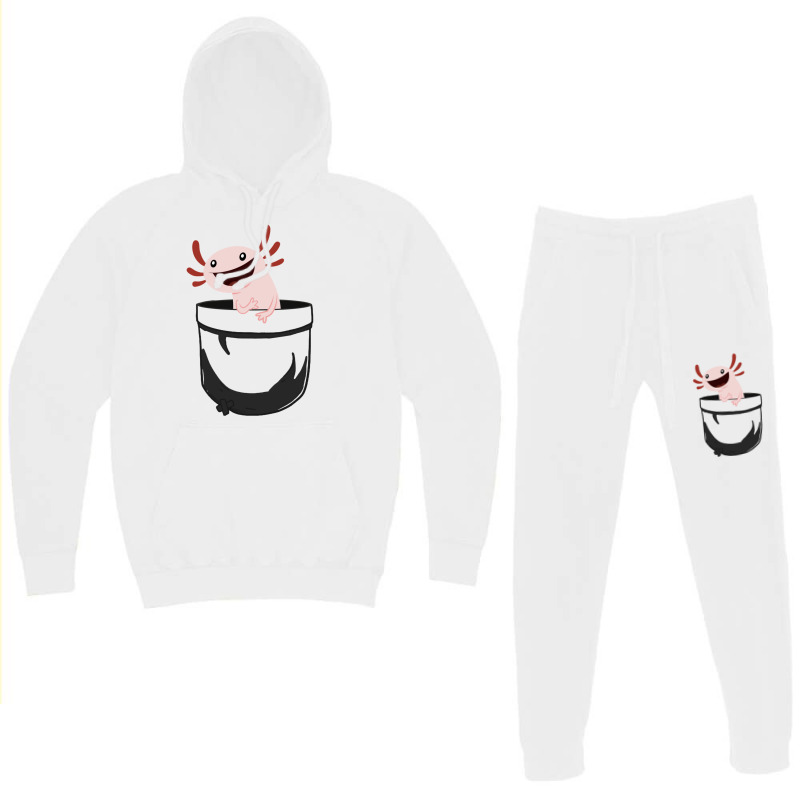 Axolotl In Pocket Kids Aesthetic Hoodie & Jogger set by halmanmstmp | Artistshot