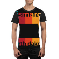 Bismarck North Dakota Retro Graphic T-shirt | Artistshot