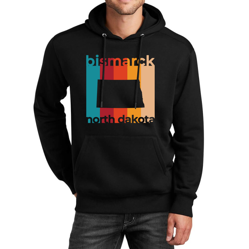 Bismarck North Dakota Retro Unisex Hoodie | Artistshot