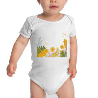 Aesthetic Floral Baby Bodysuit | Artistshot