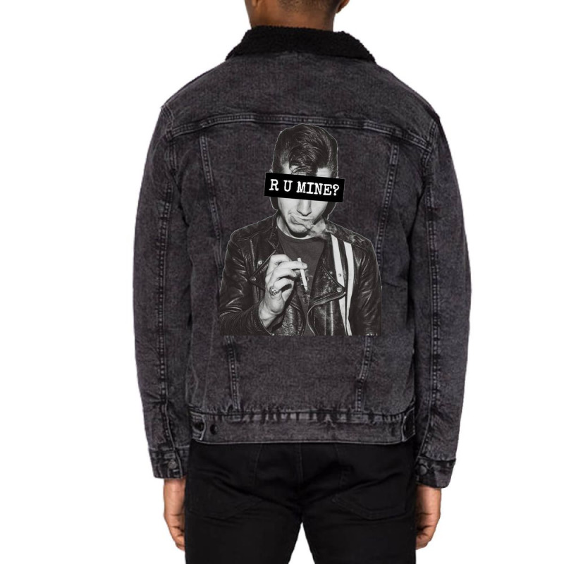 Alex Turner1 Unisex Sherpa-Lined Denim Jacket by viickybubolzw | Artistshot