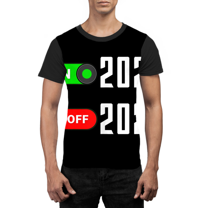 Funny Turn Off 2022 Turn On 2023 Happy New Year Tank Top Graphic T-shirt | Artistshot