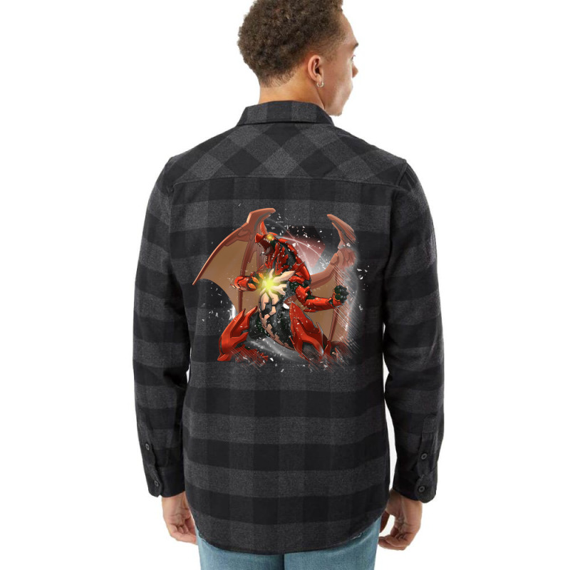 Bakugan Battle Brawlers Ultra Dragonoid Pyrus Hd Kids Green Flannel Shirt by halmanmstmp | Artistshot