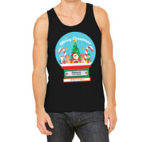 Bismarck North Dakota Usa - Merry Christmas Snowglobe Tank Top | Artistshot