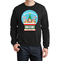 Bismarck North Dakota Usa - Merry Christmas Snowglobe Crewneck Sweatshirt | Artistshot