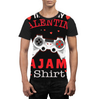 Trending This Is My Valentine Pajama Gamer Valentines Day Graphic T-shirt | Artistshot