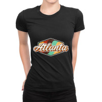 Atlanta City Ladies Fitted T-shirt | Artistshot