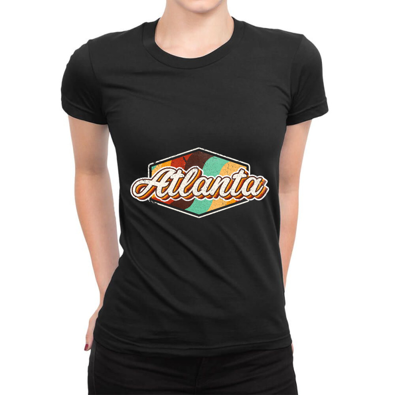 Atlanta City Ladies Fitted T-Shirt by cadetsdebating85 | Artistshot