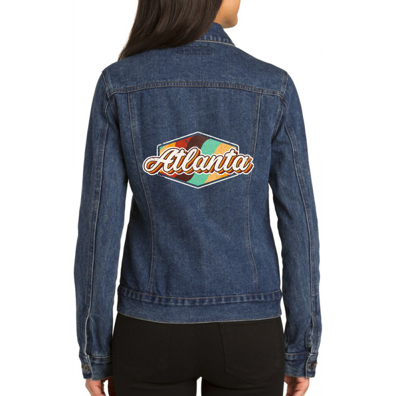 Atlanta City Ladies Denim Jacket by cadetsdebating85 | Artistshot