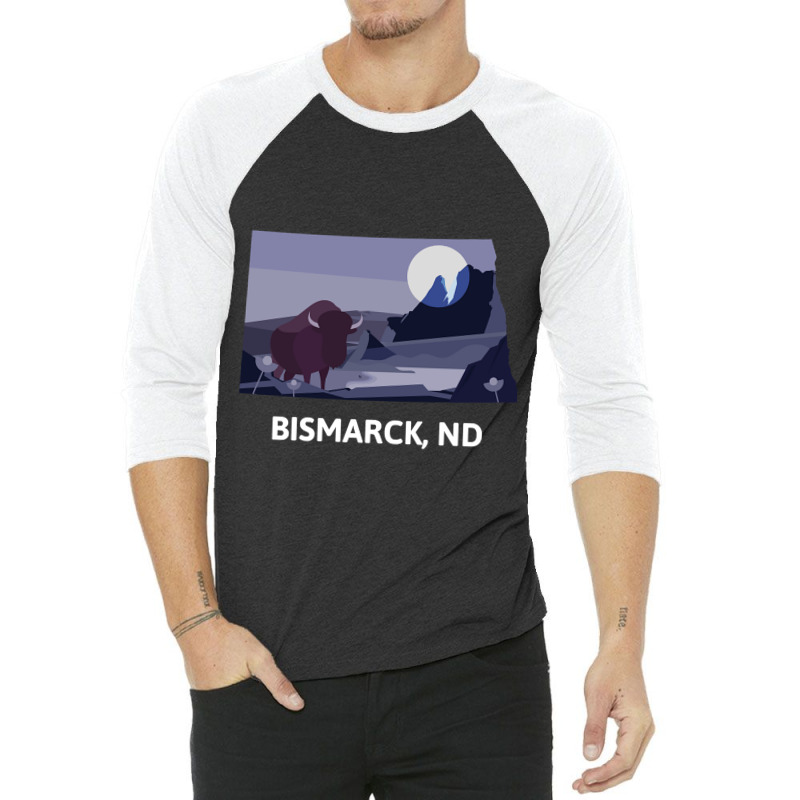 Bismarck, Nd 3/4 Sleeve Shirt | Artistshot