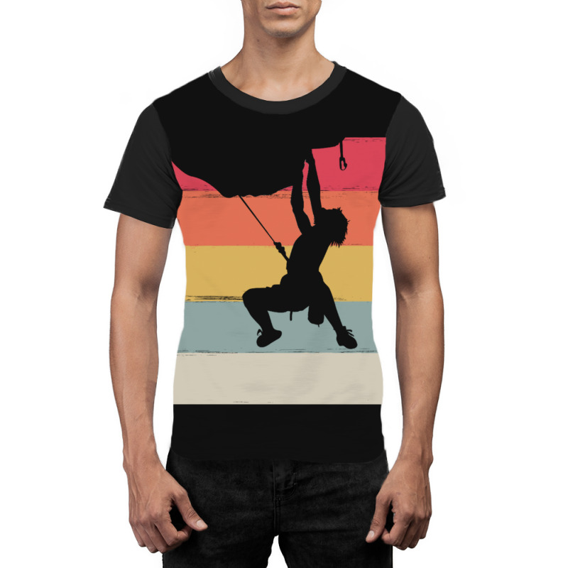 Climber Climbing Bouldering Free Speed Solo Vintage Graphic T-shirt | Artistshot