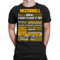 Mcconnell Name Shirt Mcconnell Born To Rule T-shirt | Artistshot