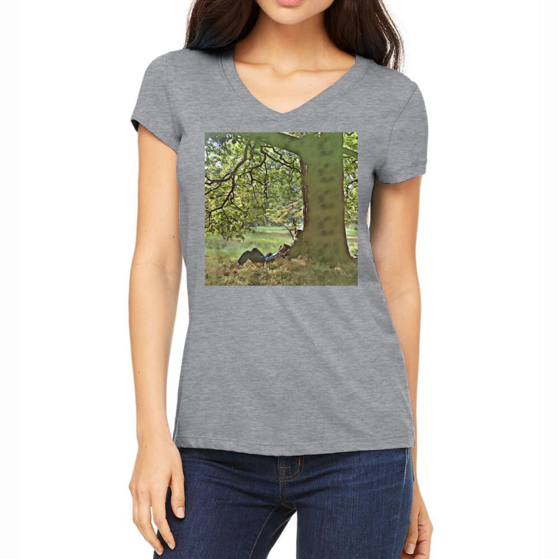 Plast̶ic On̶o B̶and   Album Cover Women's V-Neck T-Shirt by cauichamee6 | Artistshot