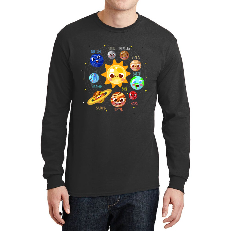 Trending Solar System Planet Space Pluto Kids Future Astronaut 2022 Long Sleeve Shirts by femalesbaubles | Artistshot