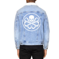 Adies Distressed Hydra Unisex Sherpa-lined Denim Jacket | Artistshot