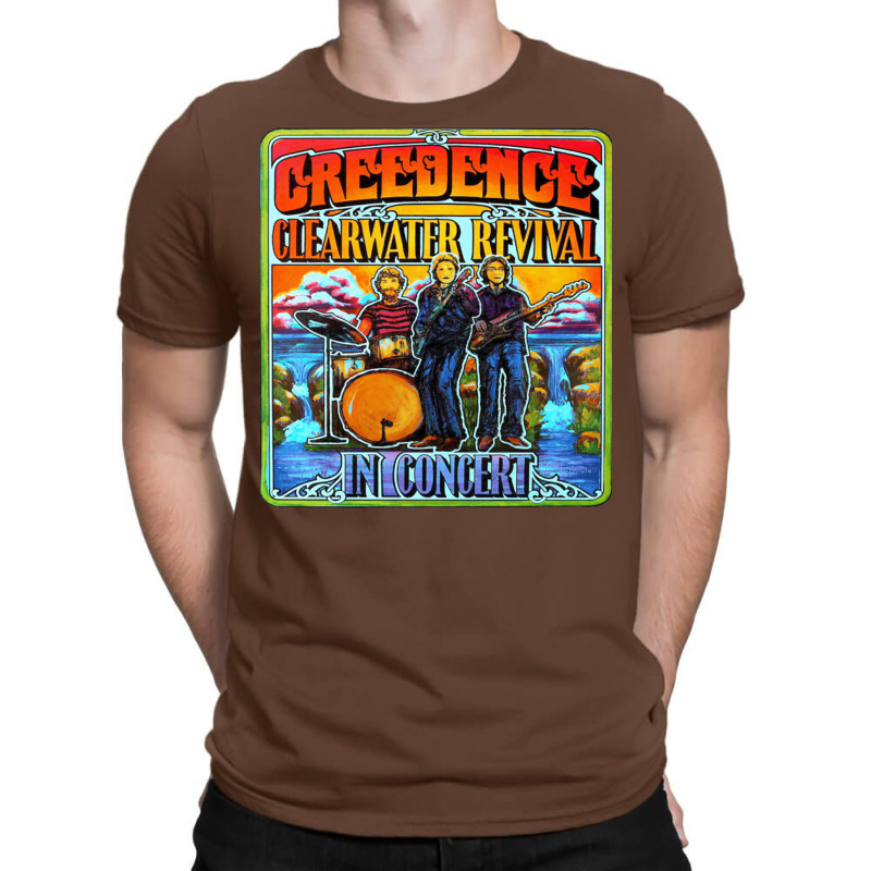 Creedence Clearwater Revival In Concert  Premium T-Shirt by viickybubolzw | Artistshot