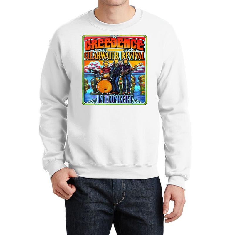 Creedence Clearwater Revival In Concert  Premium Crewneck Sweatshirt by viickybubolzw | Artistshot