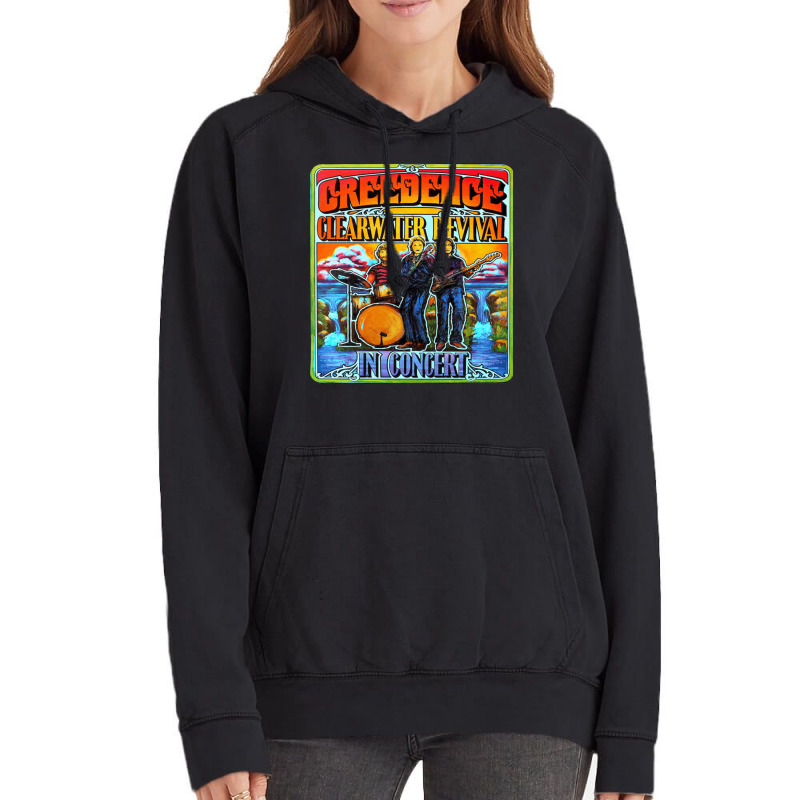 Creedence Clearwater Revival In Concert  Premium Vintage Hoodie by viickybubolzw | Artistshot