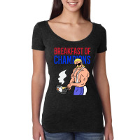 Breakfast Of Champs Women's Triblend Scoop T-shirt | Artistshot