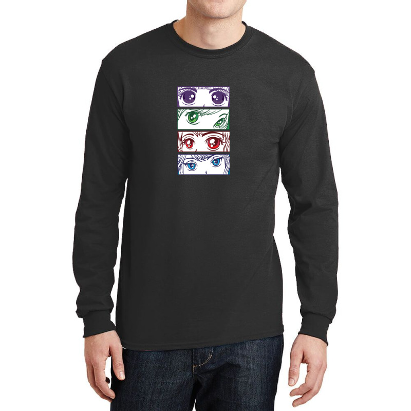 Anime Eyes Long Sleeve Shirts | Artistshot