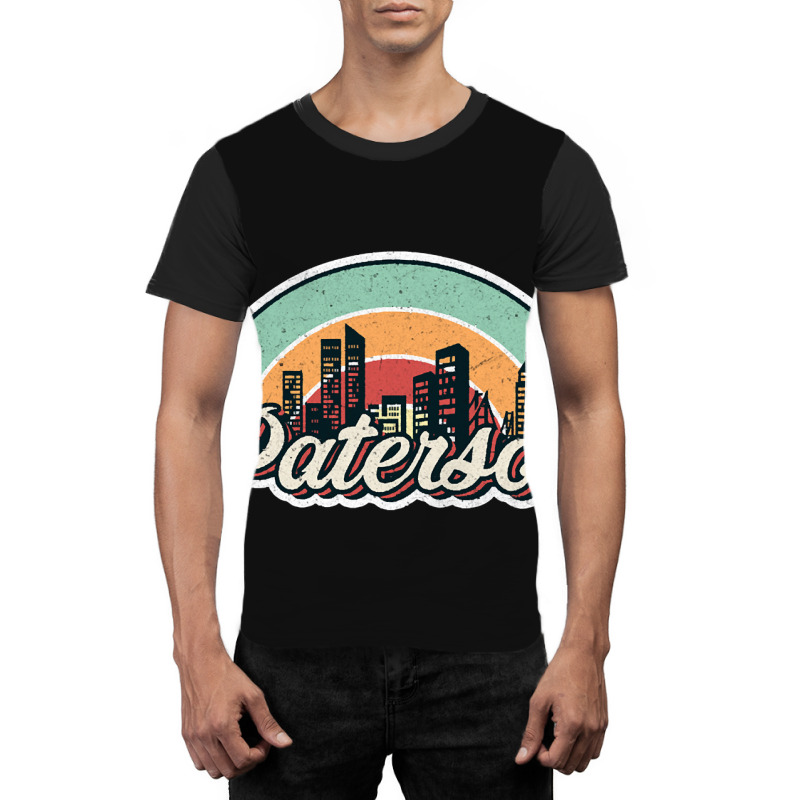 Paterson City Retro Graphic T-shirt | Artistshot