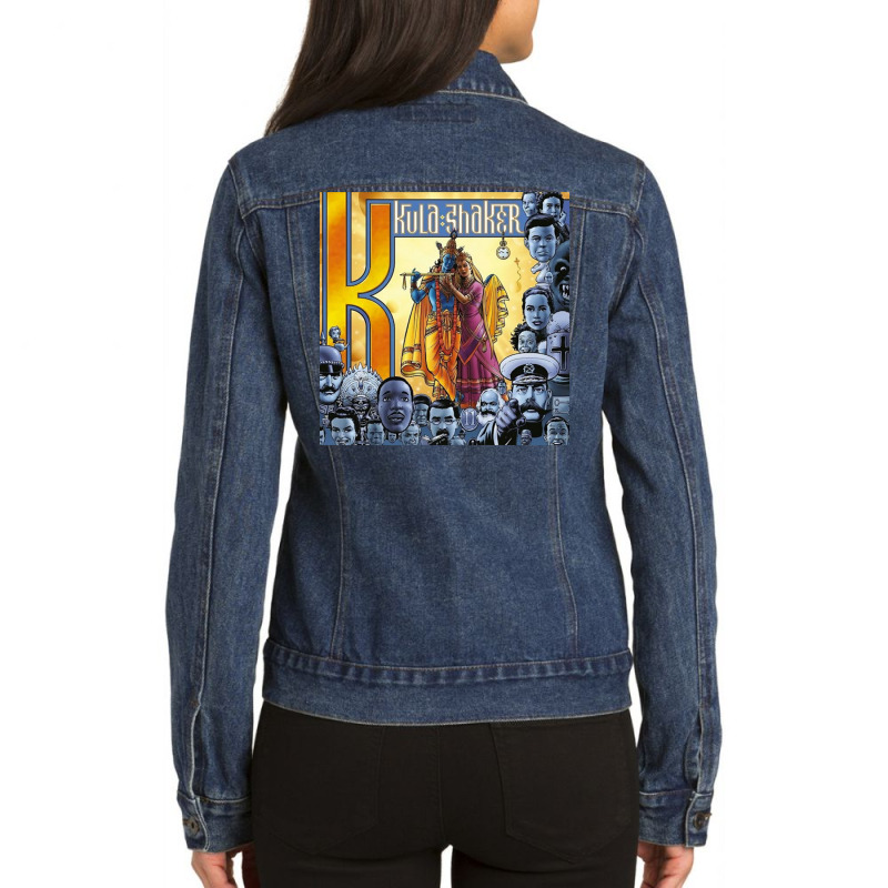 Kula Shaker Ladies Denim Jacket by mauschruonan2 | Artistshot