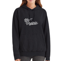 Limited Edition West Virginia Wv Vintage Sports Script Retro Vintage Hoodie | Artistshot