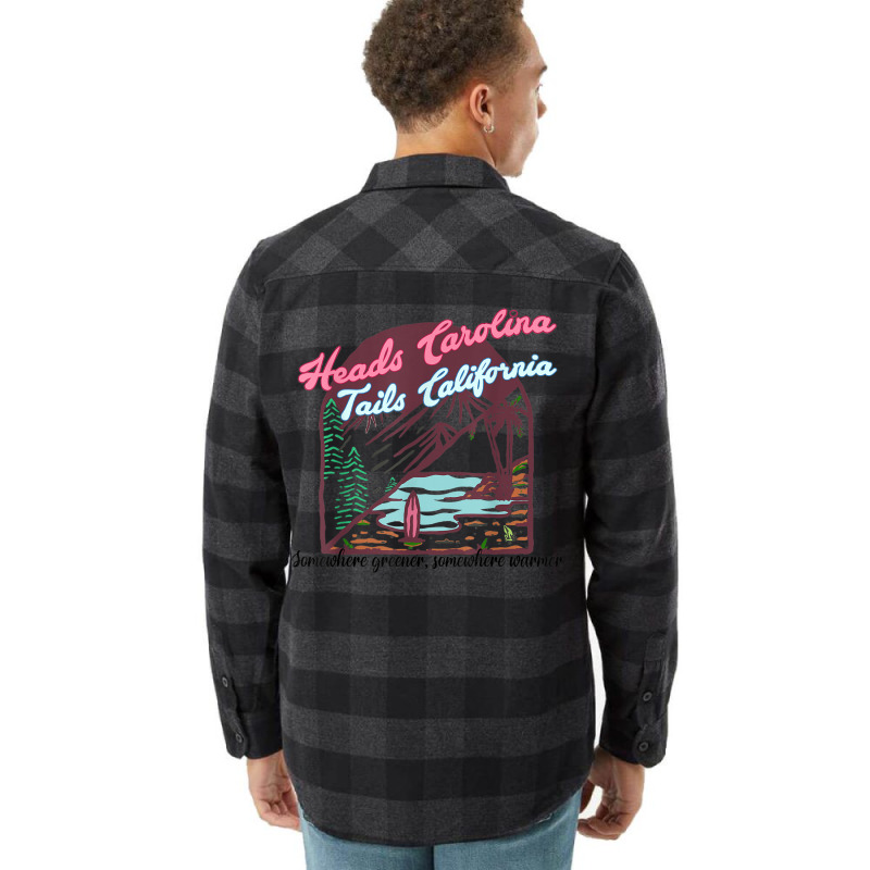 Heads Carolina Tail California Western Summer Beach Paradise T Shirt Flannel Shirt | Artistshot