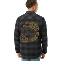 Caffeine And Gasoline Flannel Shirt | Artistshot