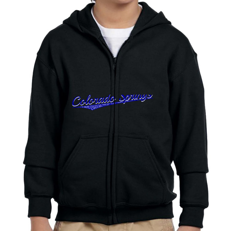 Colorado Springs Colorado Youth Zipper Hoodie by venbytumny | Artistshot