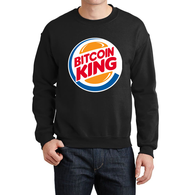 Bitcoin King Crewneck Sweatshirt | Artistshot