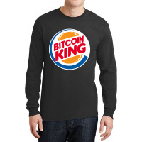 Bitcoin King Long Sleeve Shirts | Artistshot