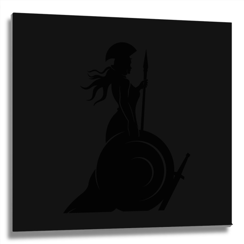 Minerva Greek Goddess Goddess Of Wisdom Greek Mythology Metal Print Square | Artistshot