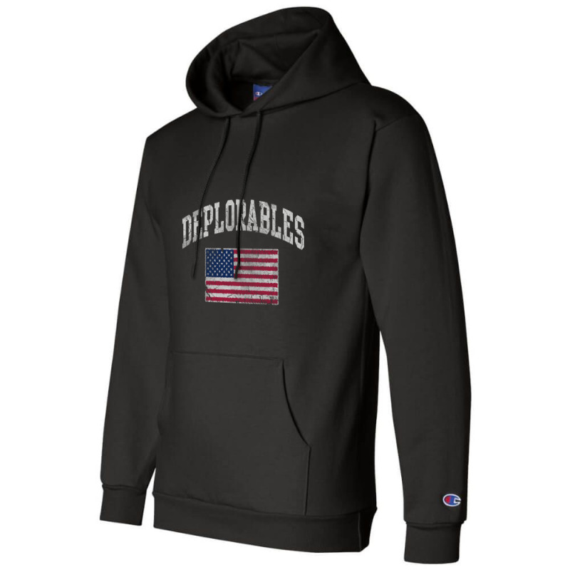 Patriotic Deplorables Flag Champion Hoodie by mrbigzeroht | Artistshot