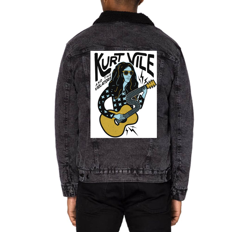 Kurt Vile Unisex Sherpa-Lined Denim Jacket by mauschruonan2 | Artistshot